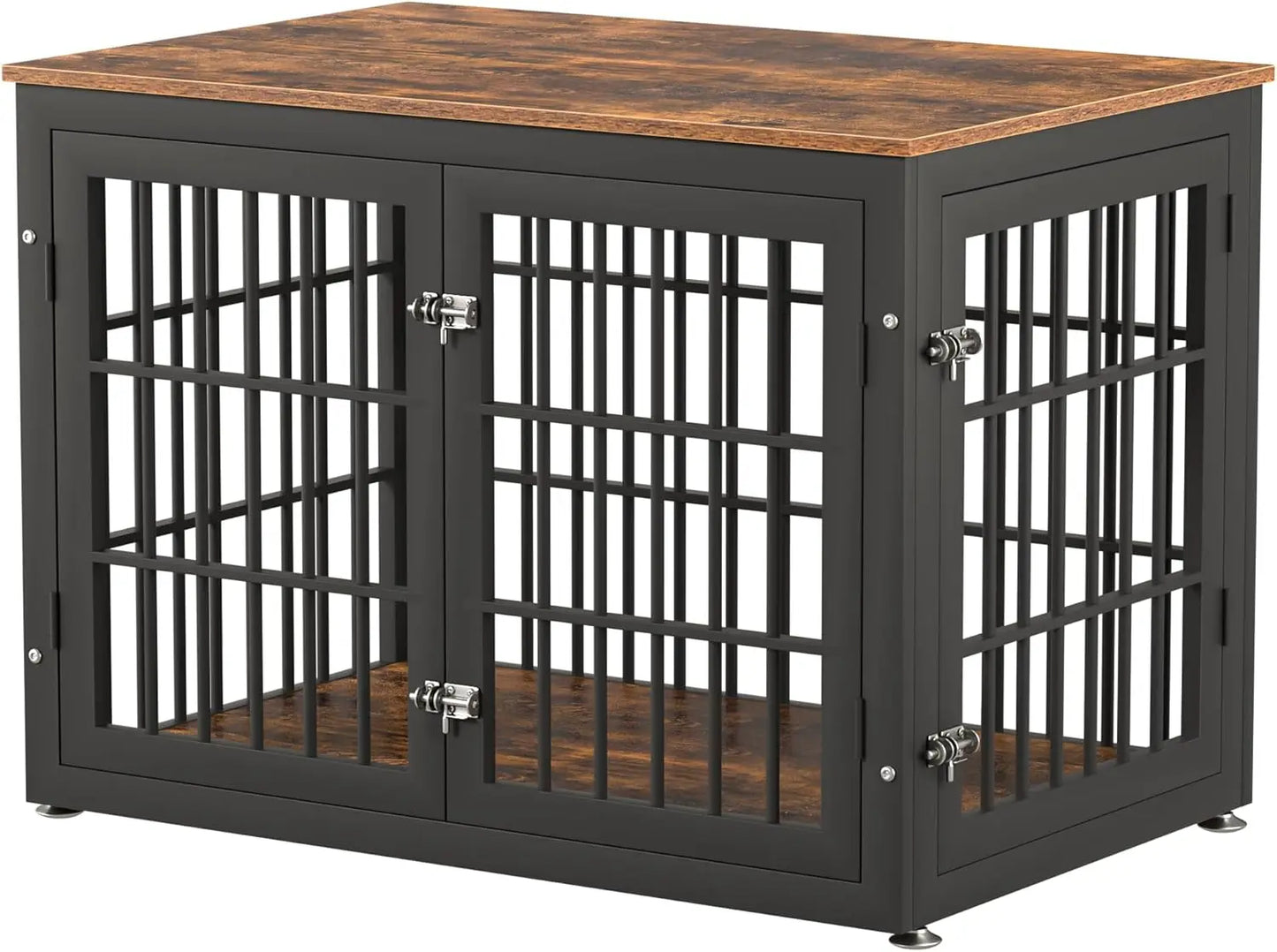 26 Inch Heavy Duty Dog Crate Furniture for Small Dogs, Decorative Pet House End Table, Wooden Cage Kennel Furniture Indoor