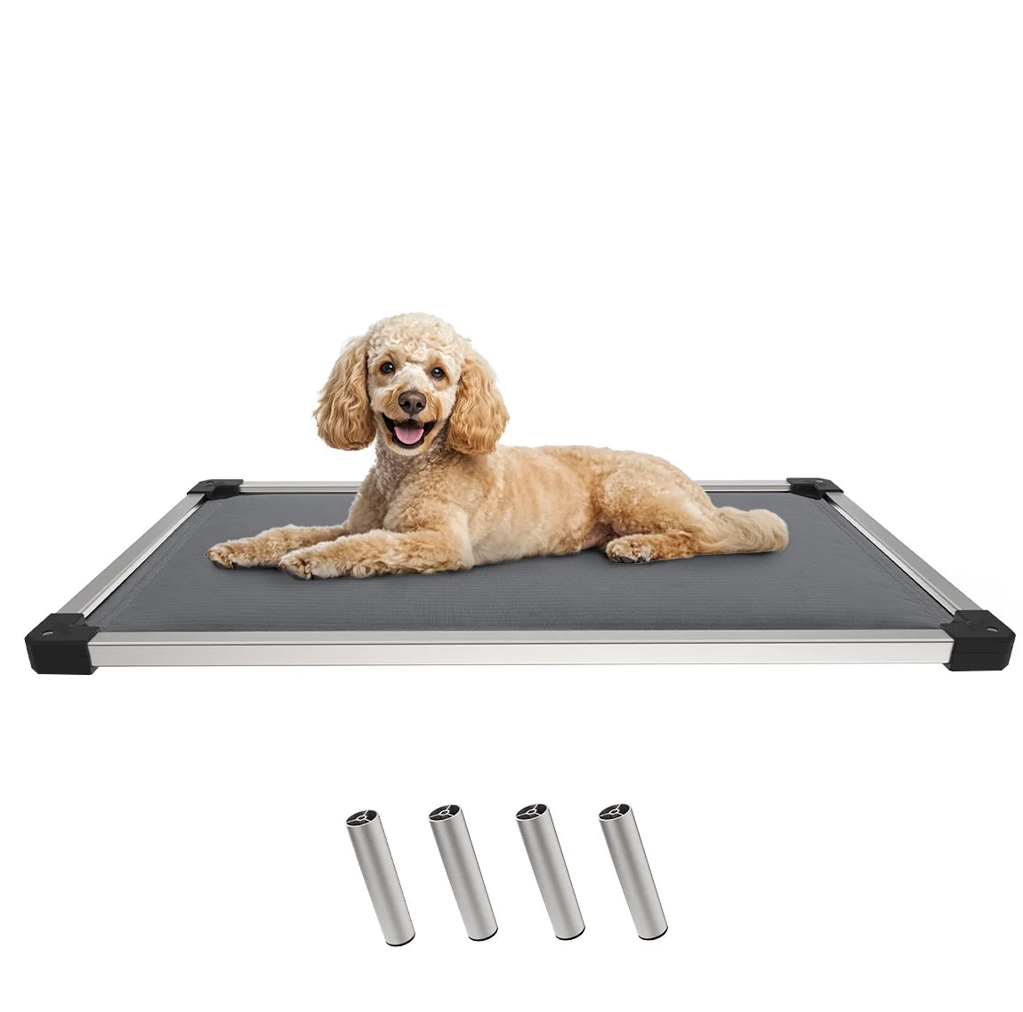 FXW Titanest Padded Dog Bed for Crate, Chew-Proof Elevated Cot for Indoor/Outdoor/Camping Use, Durable & Washable Pet Bed