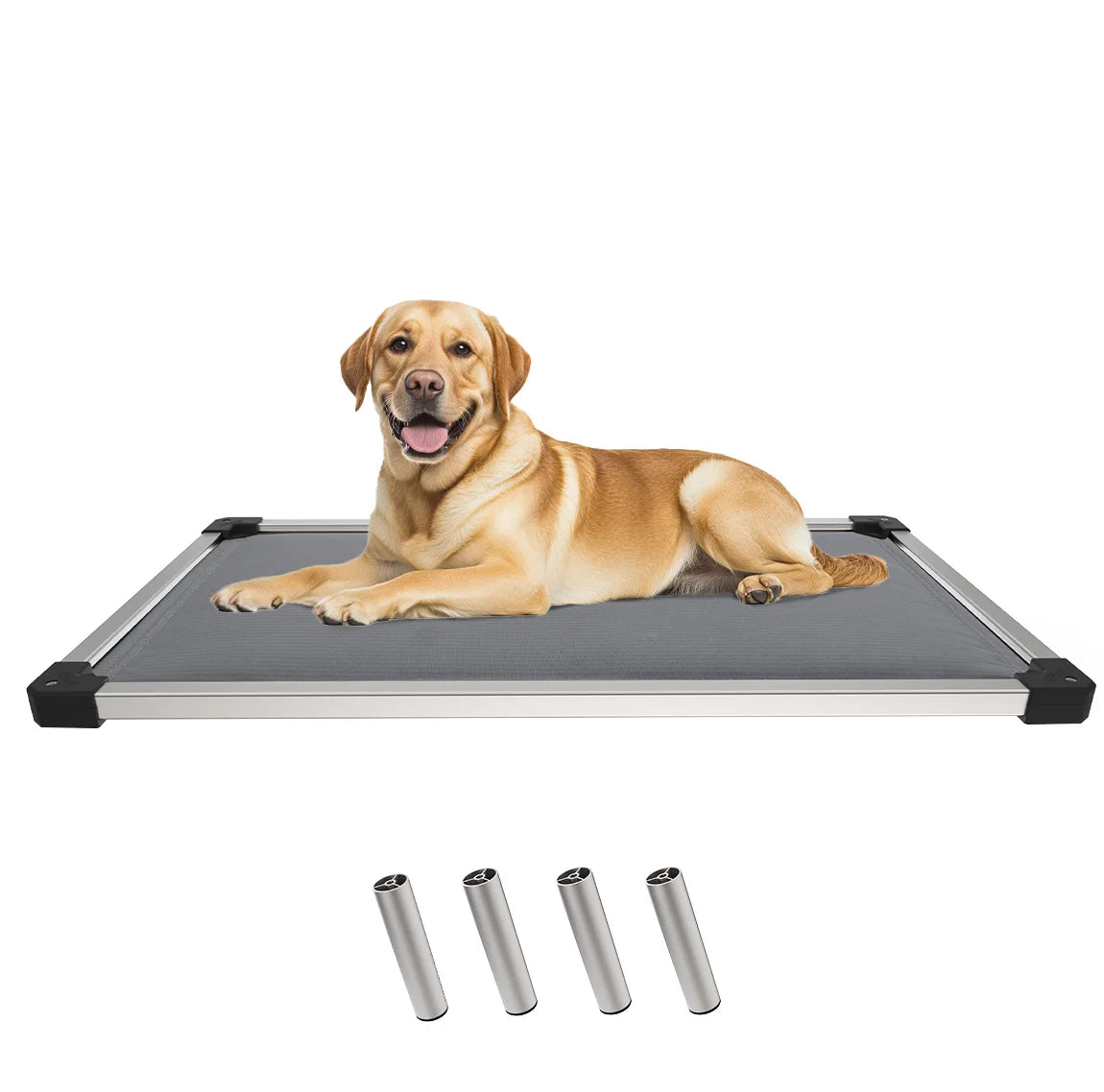 FXW Titanest Padded Dog Bed for Crate, Chew-Proof Elevated Cot for Indoor/Outdoor/Camping Use, Durable & Washable Pet Bed