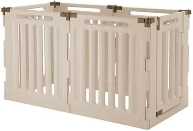 Convertible Indoor/Outdoor Pet Playpen, Large, Soft Tan/Mocha