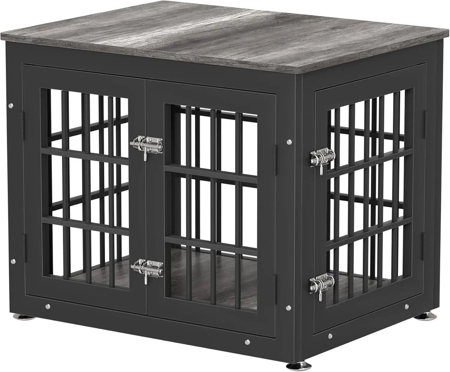 26 Inch Heavy Duty Dog Crate Furniture for Small Dogs, Decorative Pet House End Table, Wooden Cage Kennel Furniture Indoor