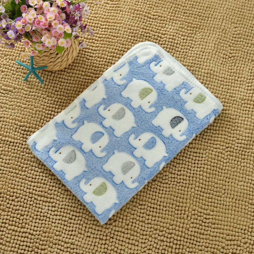 Soft Fluffy Sleeping Blanket for Dogs Comfortable Pet Blanket Cat Cover Warm Thin Fleece Puppy Bed Mat Sleep Sheet Pet Supplies
