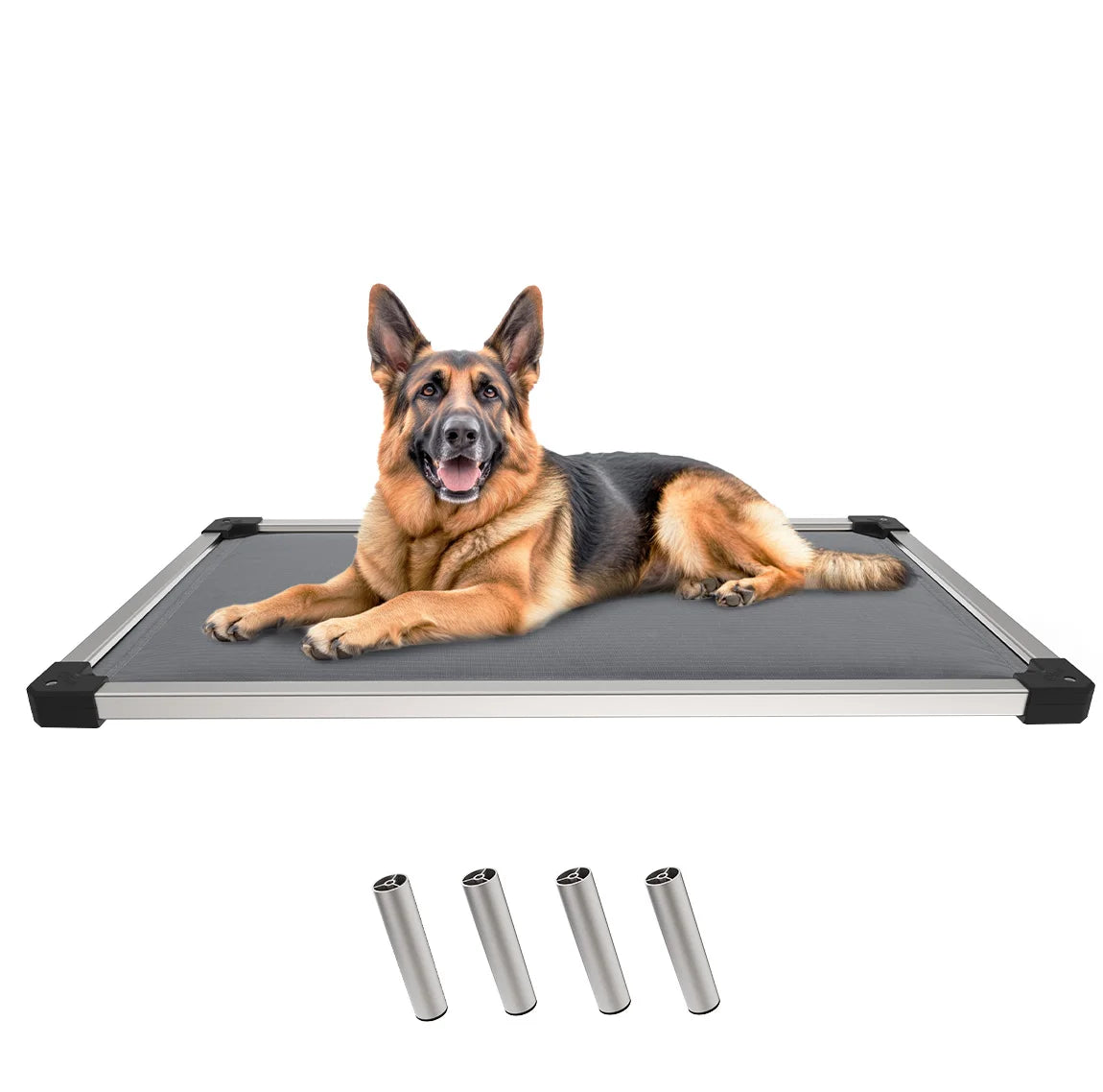 FXW Titanest Padded Dog Bed for Crate, Chew-Proof Elevated Cot for Indoor/Outdoor/Camping Use, Durable & Washable Pet Bed